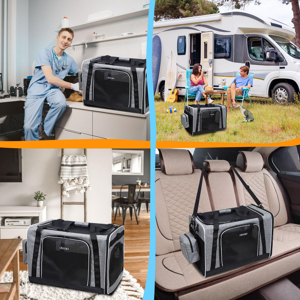 Petskd sturdy frame keeps the top from collapsing during travel.