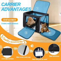 Petskd travel litter box and collapsible water bowl included for on-the-go care.
