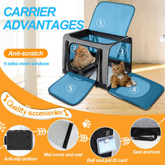 Petskd travel litter box and collapsible bowl included in travel setup