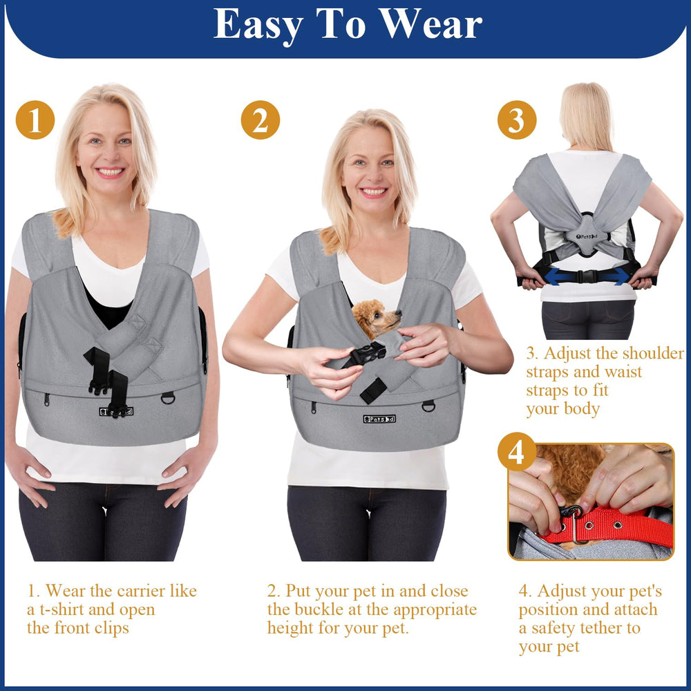 Petskd detachable safety leash adds pet security without restricting you.