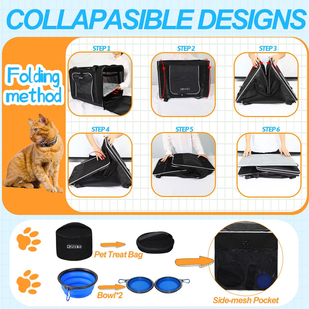 Petskd extra large carrier durable materials ensure long-lasting daily use.