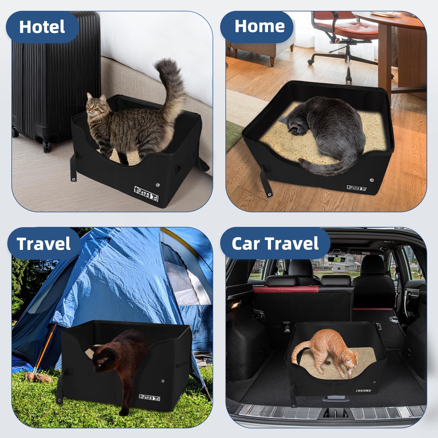 Petskd dirt-resistant outer surface supports machine washable cleanup