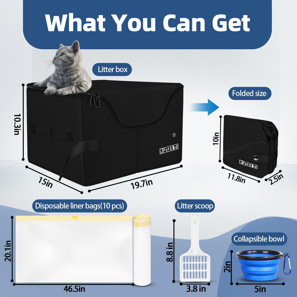 Petskd lightweight litter box at 3 lbs highlights effortless transport
