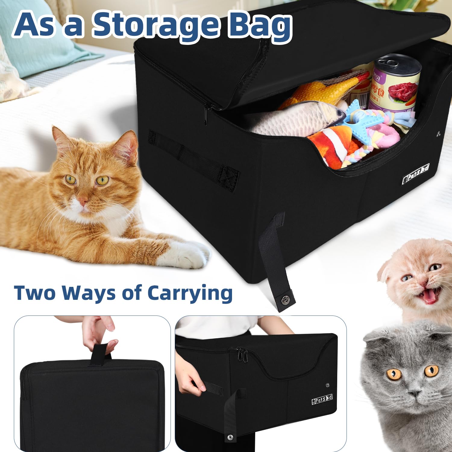 Petskd waterproof inner material simplifies cleaning on the go