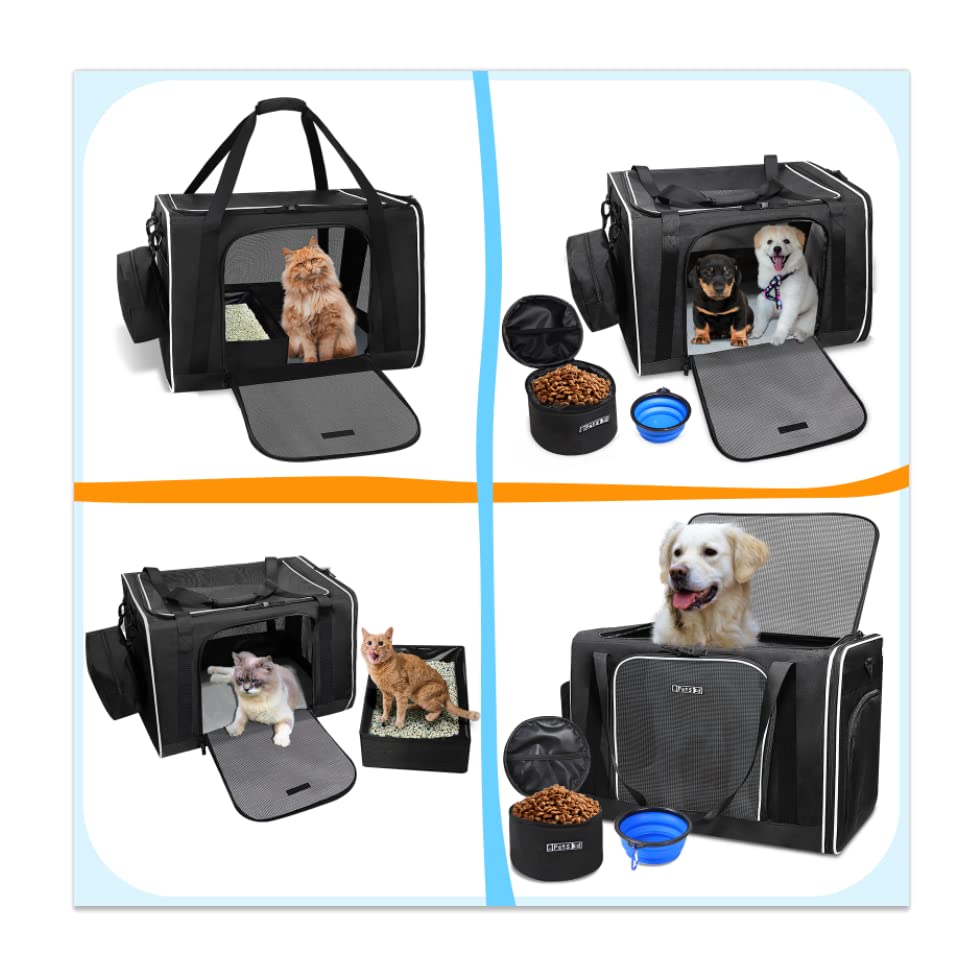 Petskd lockable zippers enhance safety and prevent accidental openings.