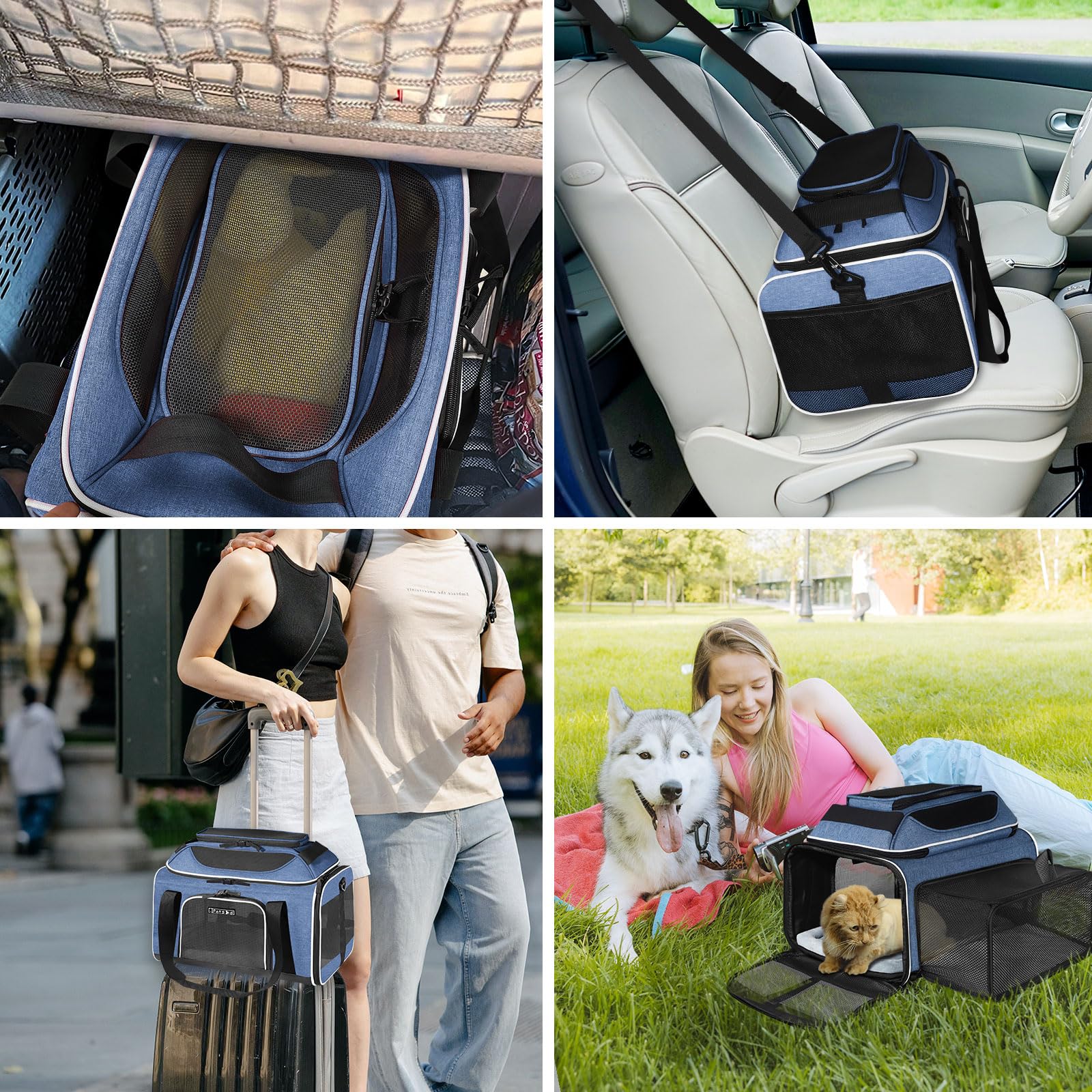 Petskd locking zippers offer added safety to prevent accidental opening