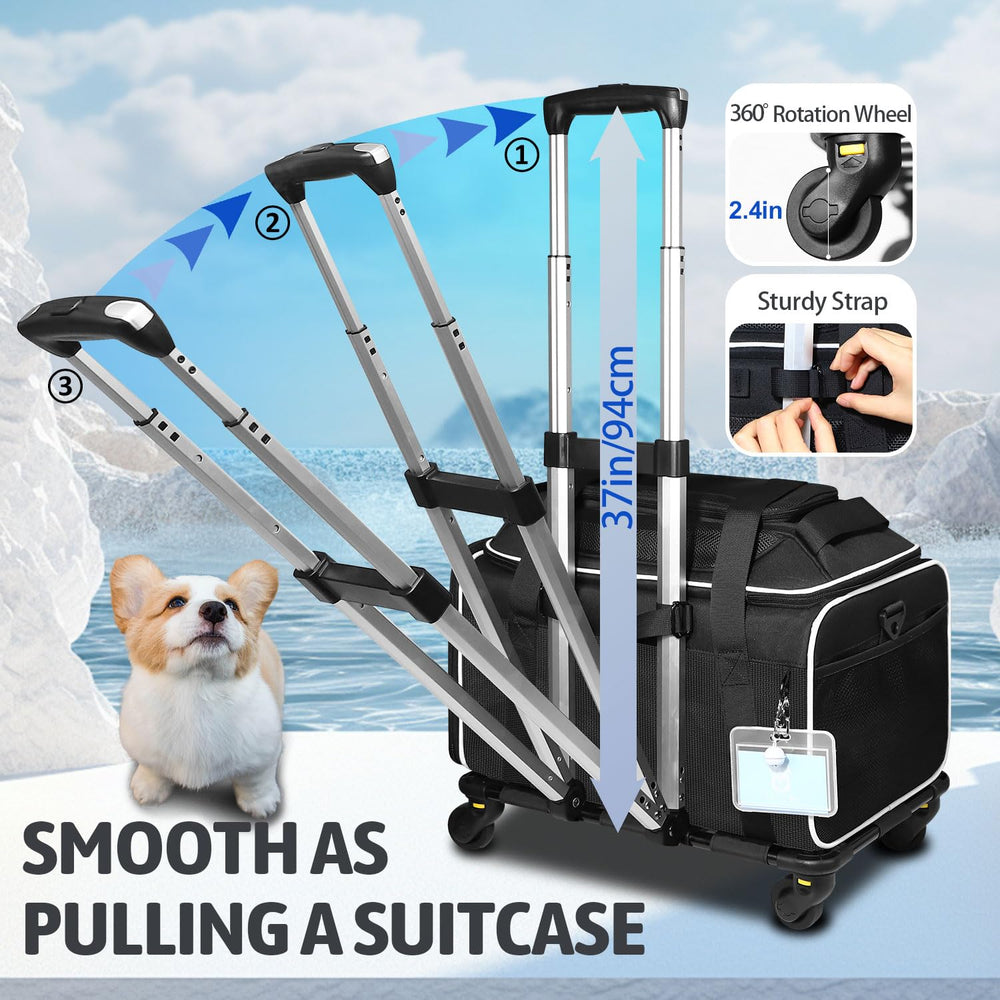 Petskd safe-design zipper lock to prevent pet escapes