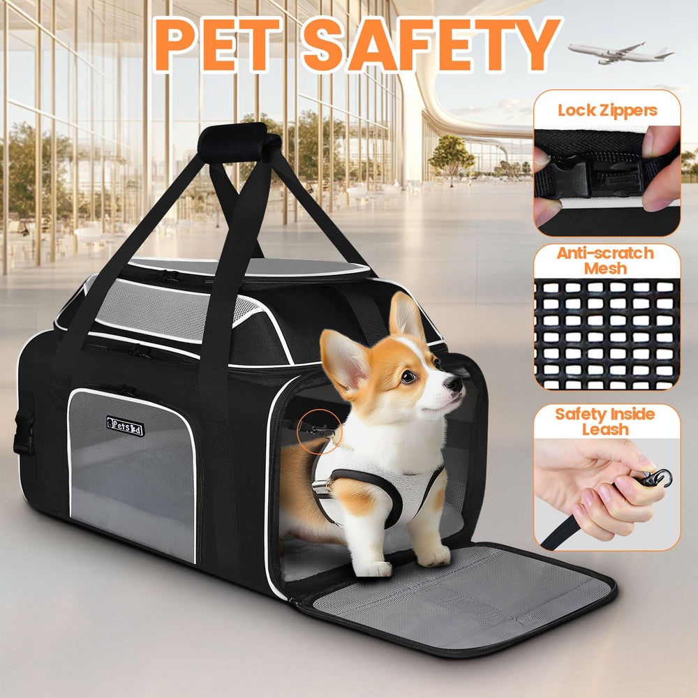 Petskd durable waterproof polyester fabric protects during travel