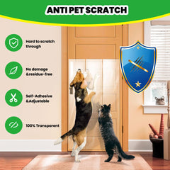  Petslucent cat scratch protector with easy, self-adhesive application for quick setup.