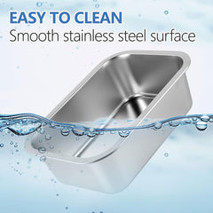 Petslucent bowl wide opening makes filling easy and cleanup quicker.