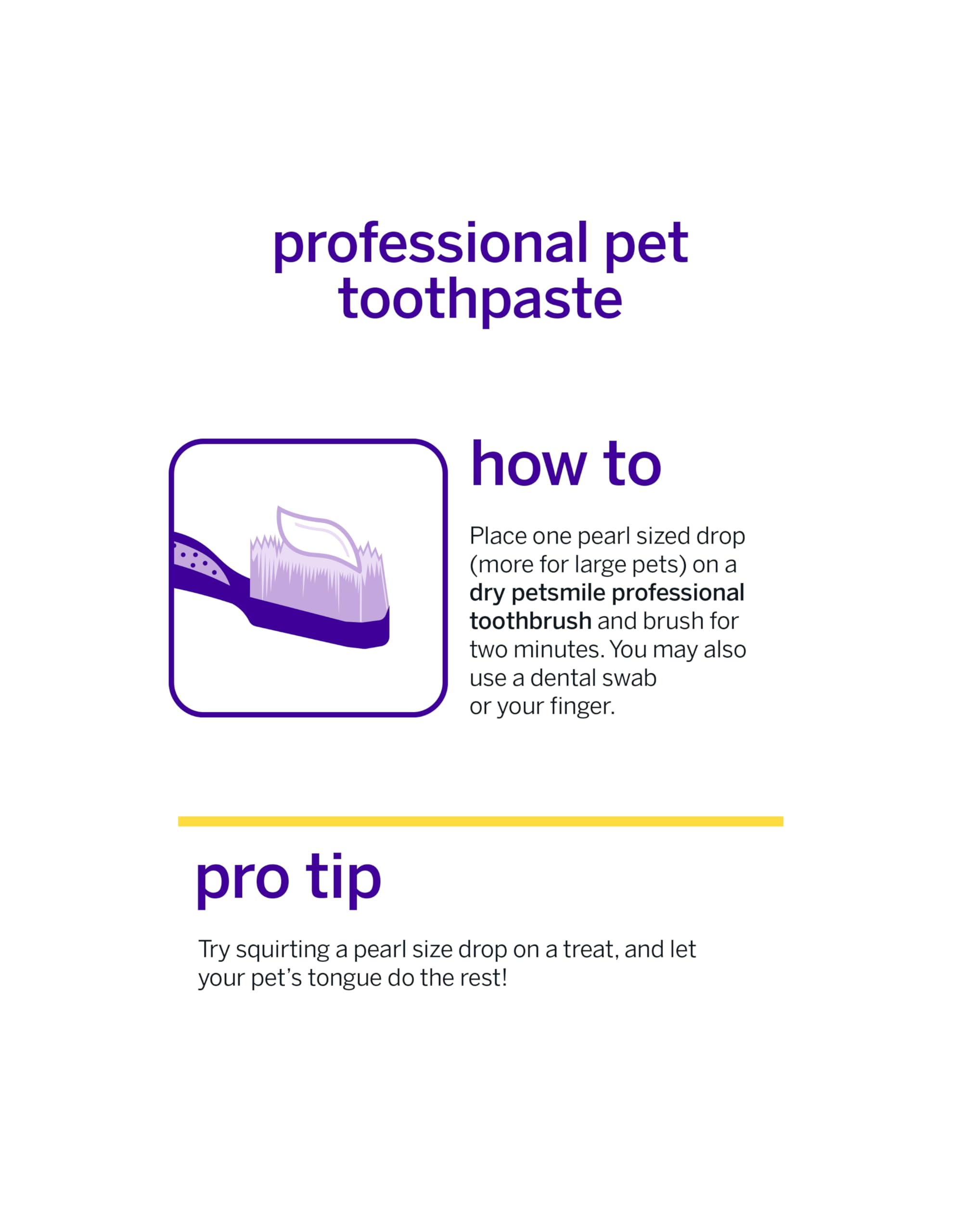 Petsmile brushing scene with cat and dog showing palatable flavor for easy at-home care