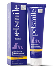 Petsmile professional toothpaste tube close-up highlighting 4.2 oz size for daily dental care