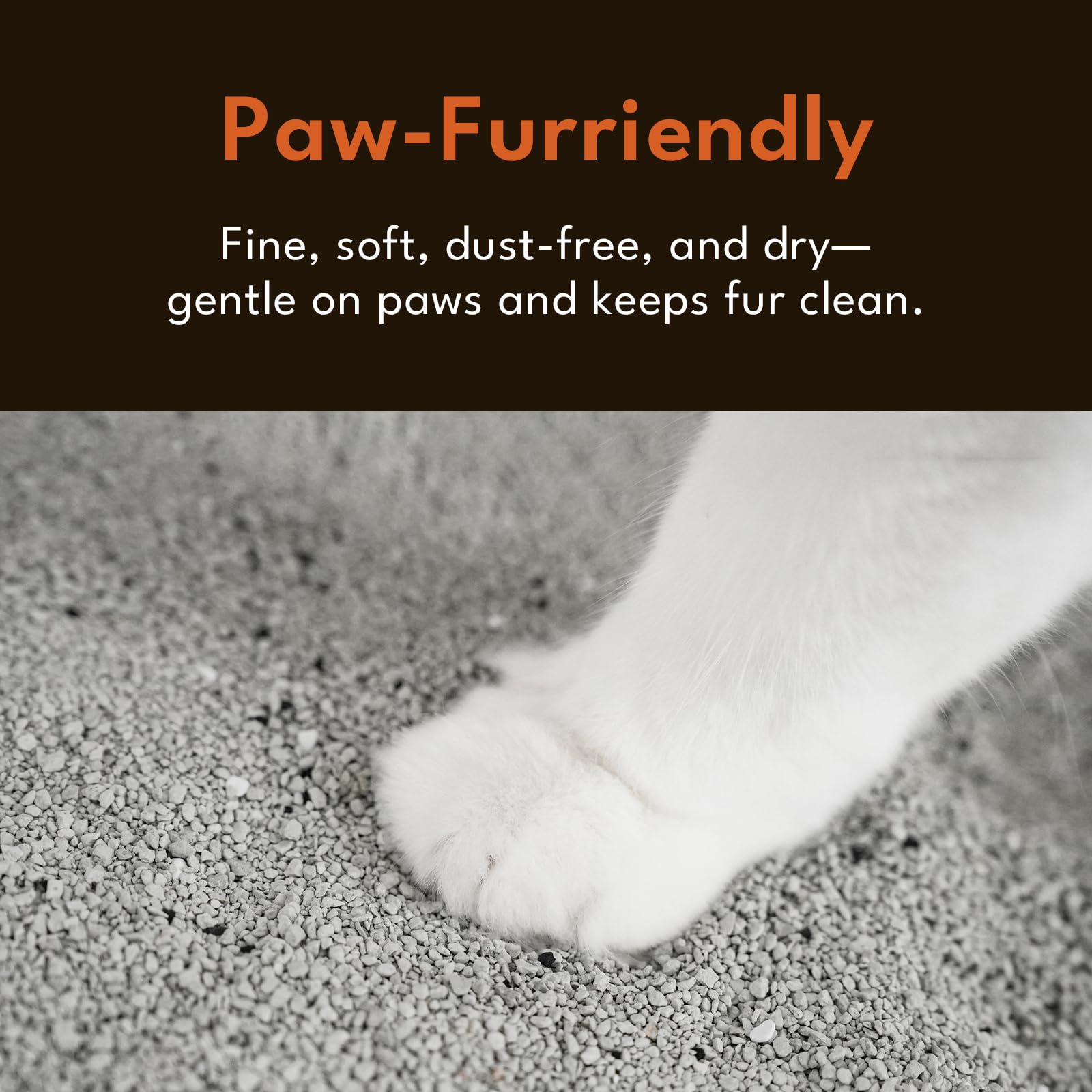 PetSnowy litter-saving-usage showcases efficient clumping and reduced waste.