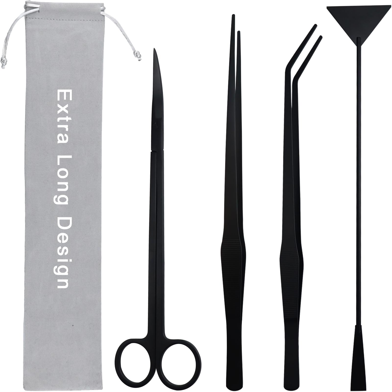 Petsocie aquarium sand spatula for substrate shaping and debris removal.
