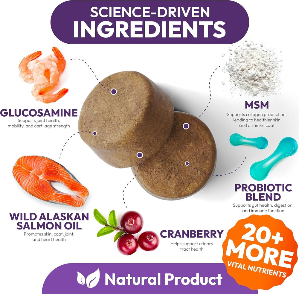 Petsology dog multivitamin packaging USA FDA facility emphasis on quality and safety.