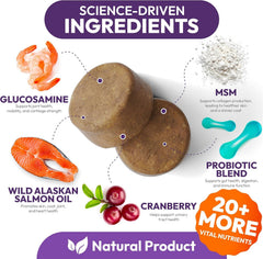 Petsology dog multivitamin packaging USA FDA facility emphasis on quality and safety.
