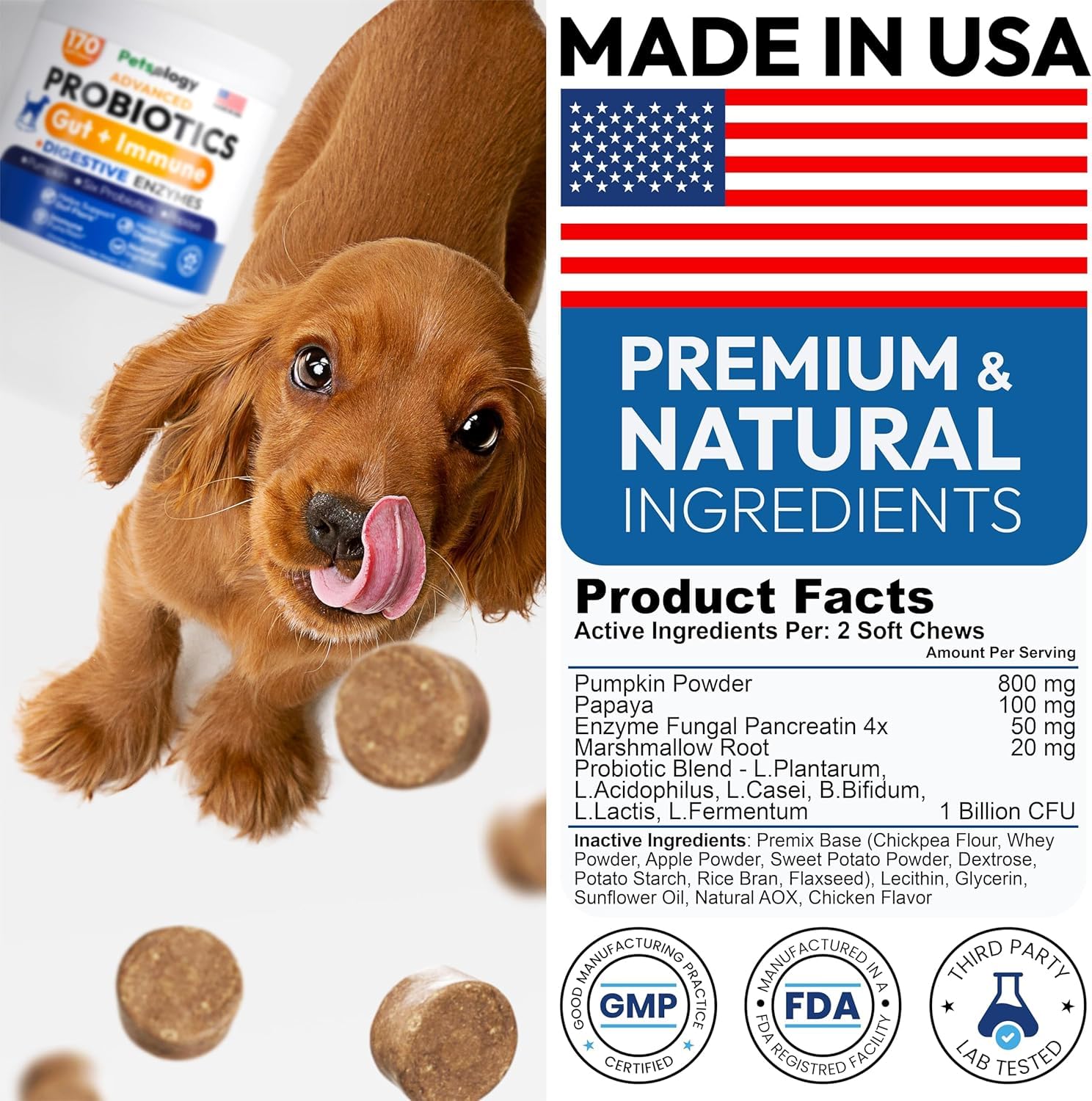Petsology 2-pack resealable packaging image underscores convenient shelf-friendly supply.