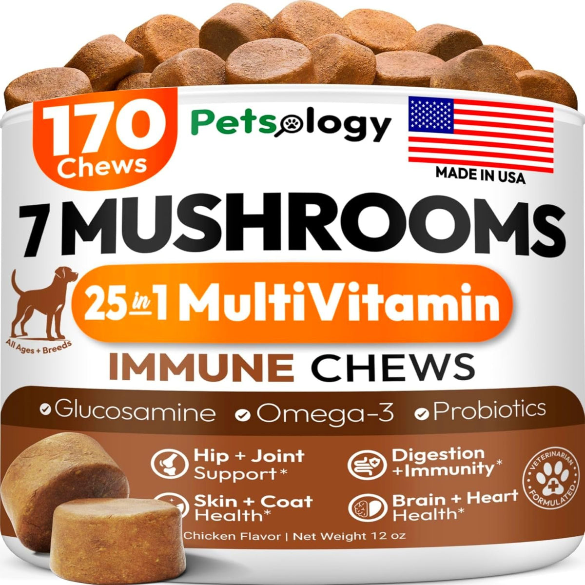 Petsology turkey tail dogs chews highlight immune support potential for daily wellness