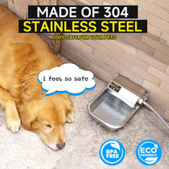 PETSOLON anti-tip design prevents spills when pets bump the unit.