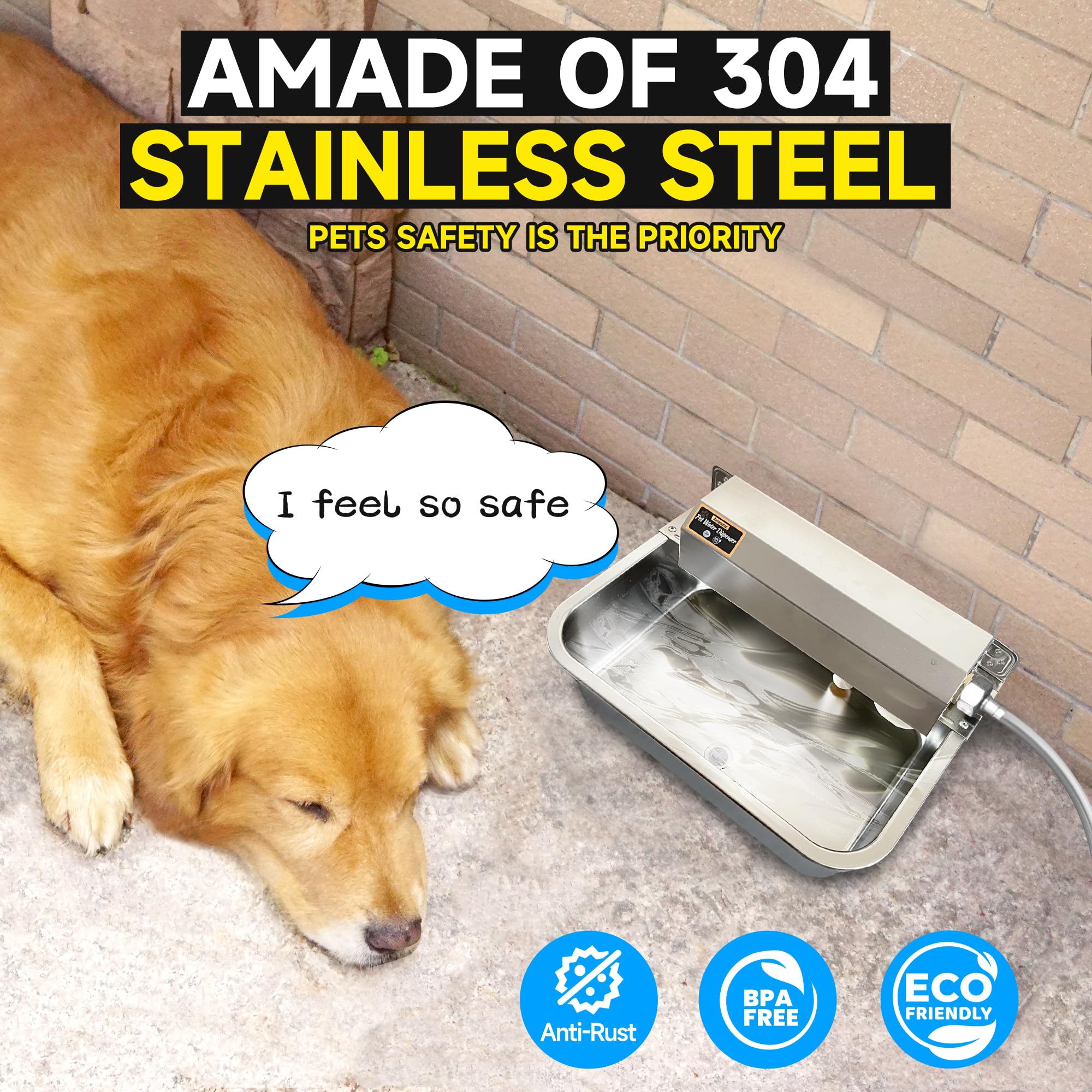 PETSOLON durable anti-tipping design for secure placement