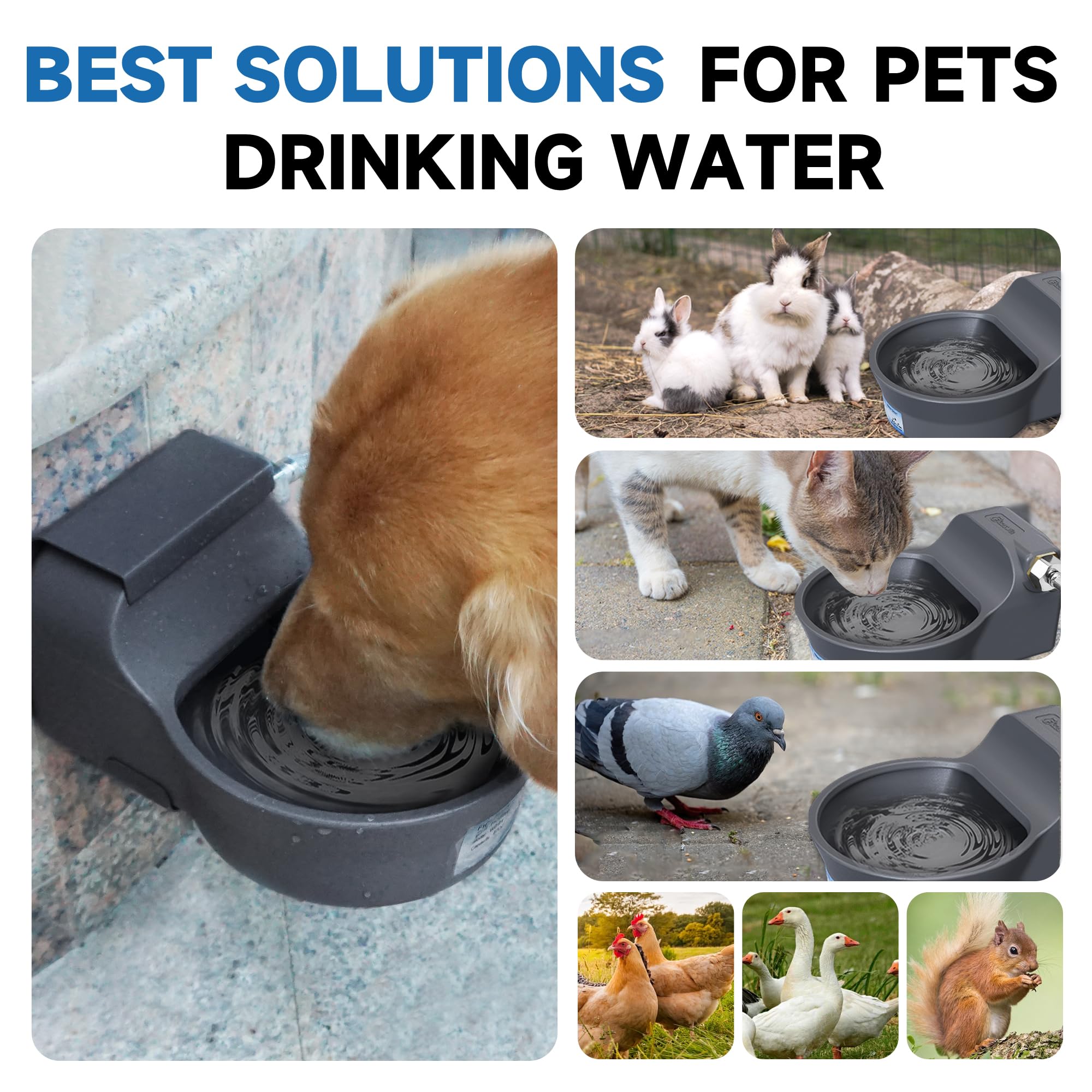 PETSOLON durable-outdoor-waterer designed for pets and livestock.