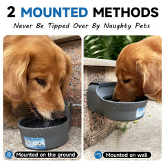 PETSOLON wide-mouth-opening shown for easy refilling and cleaning.