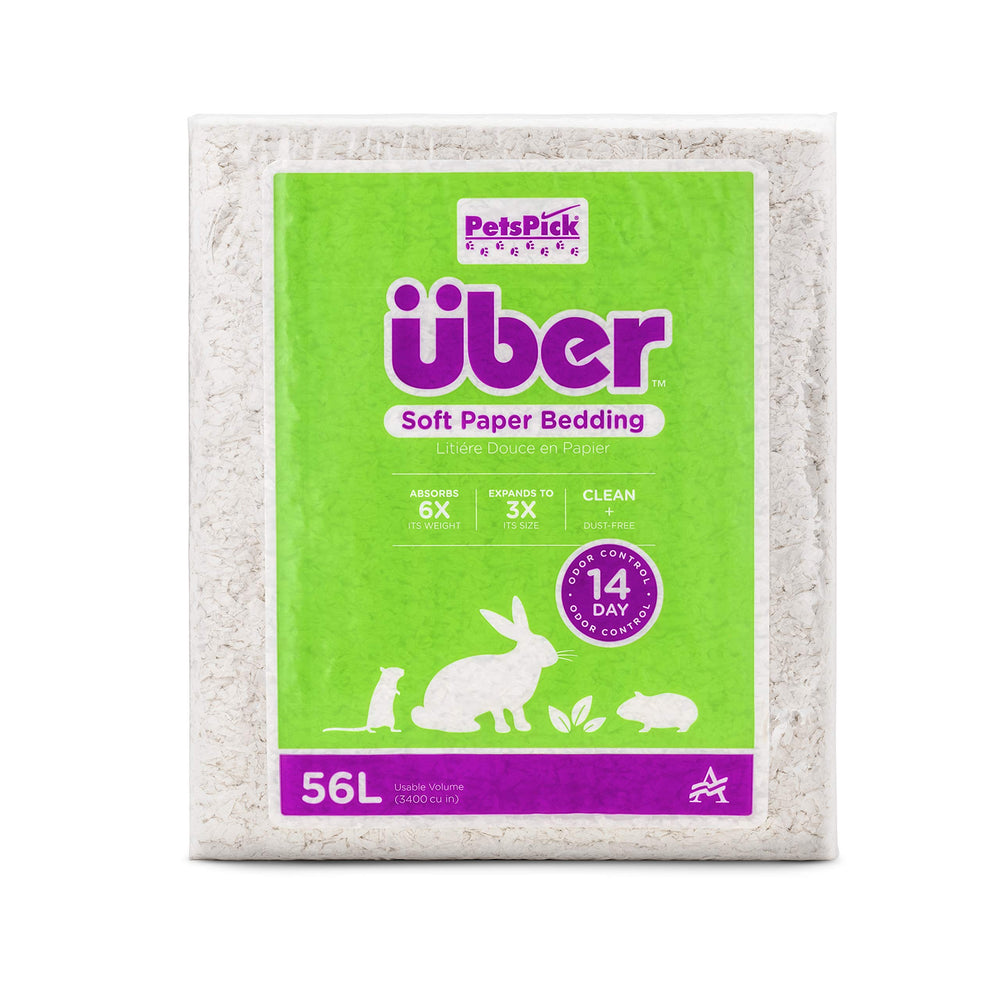PETSPICK Uber Soft Paper Bedding closeup texture emphasizes plush nestable comfort.