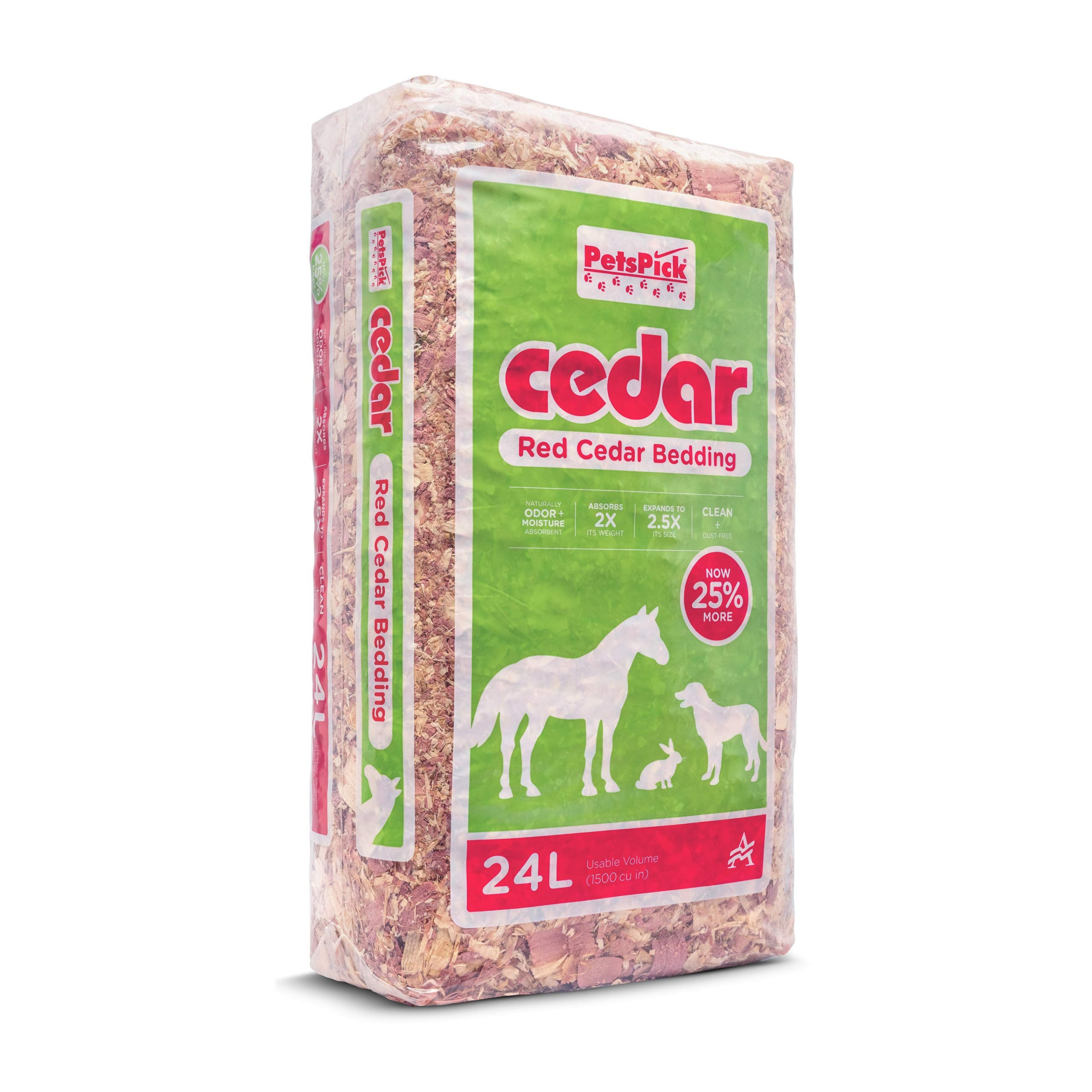 PETSPICK virutas de cedro para perros, absorben humedad y mantienen la zona limpia.