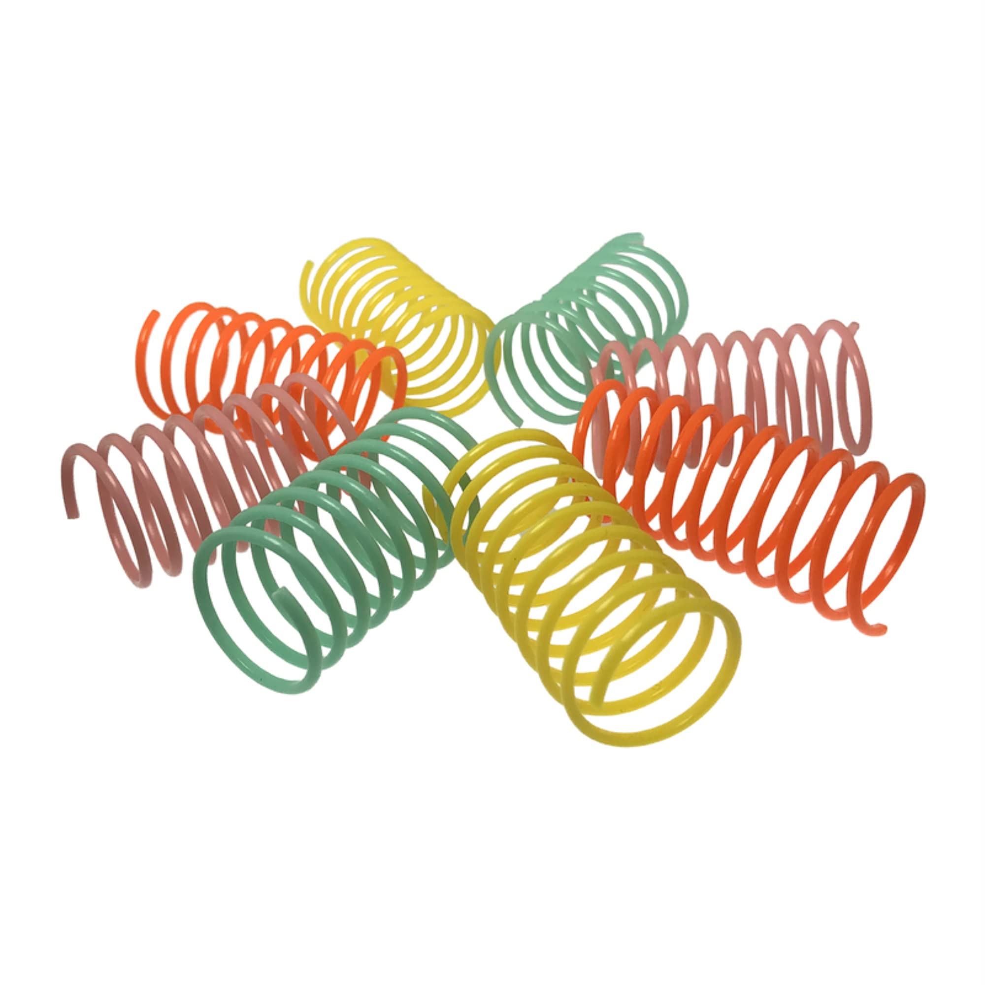 Petsport Cat Springs Large 8pk pack for indoor play promoting mental stimulation.