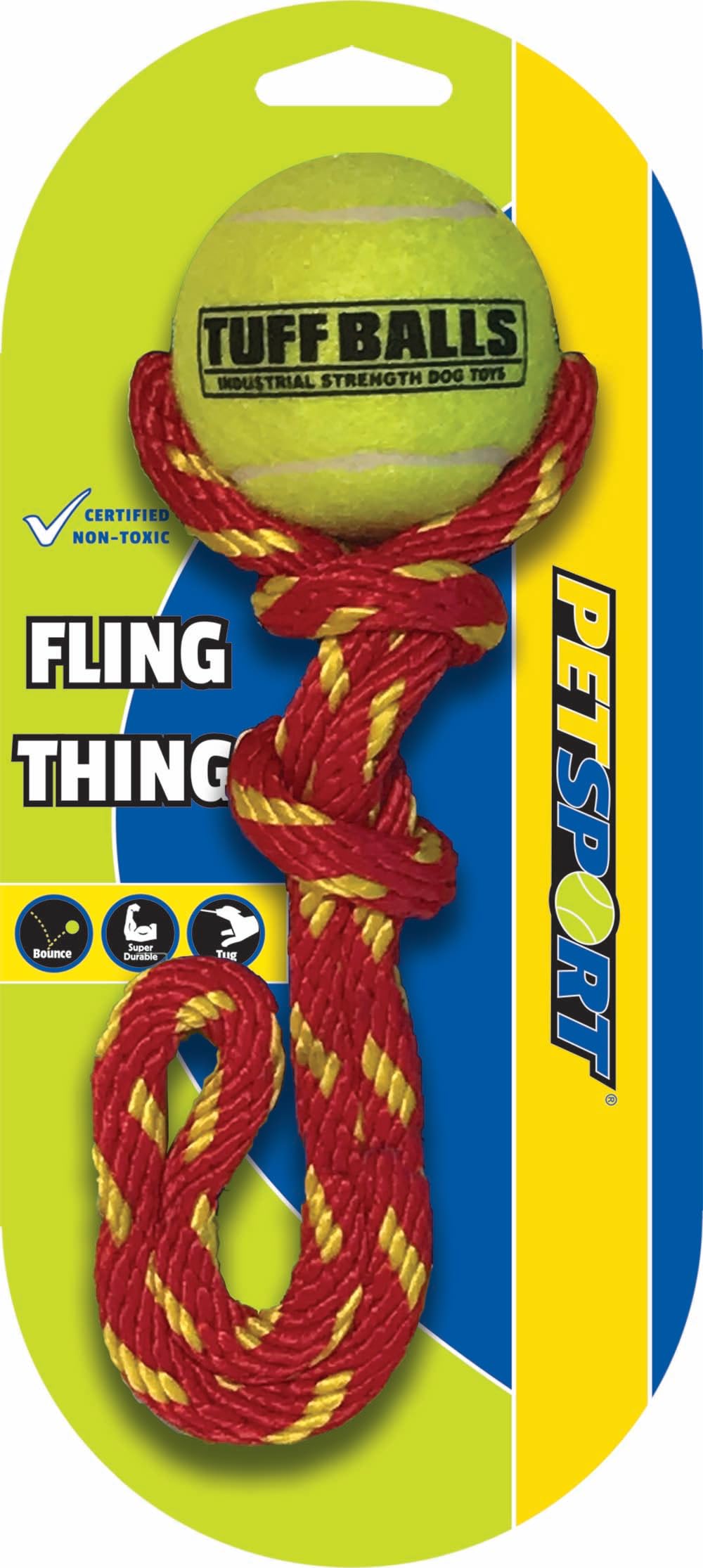 PetSport Fling Thing perfect for small and medium dogs during fetch and tug.