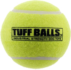 Petsport Giant Tuff Ball 4in closeup showing durable non-toxic ball for large dogs