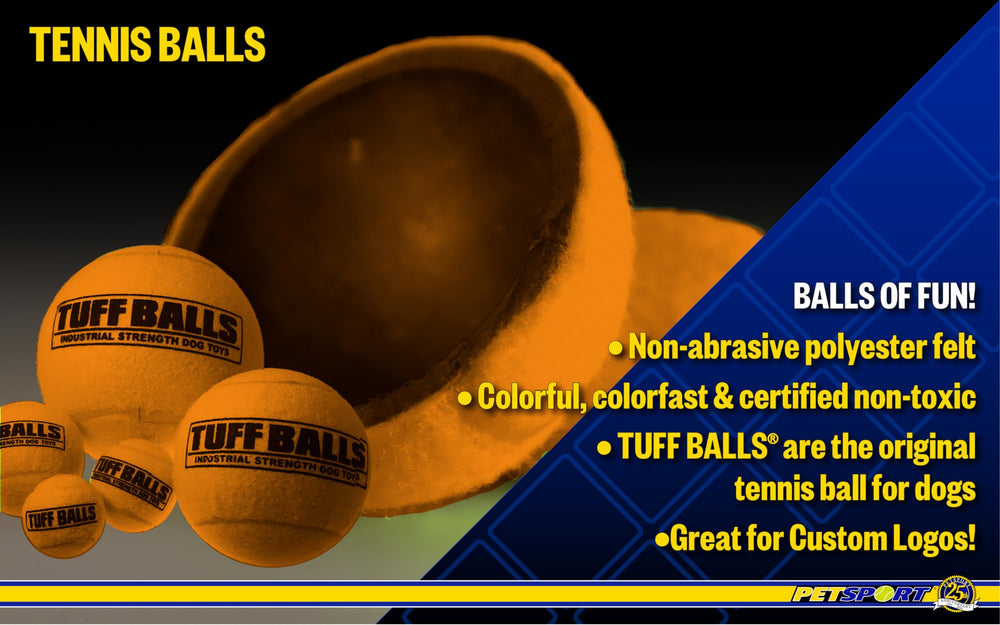 PetSport Giant Tuff Ball non-toxic-material helps safe chewing and long-lasting fun