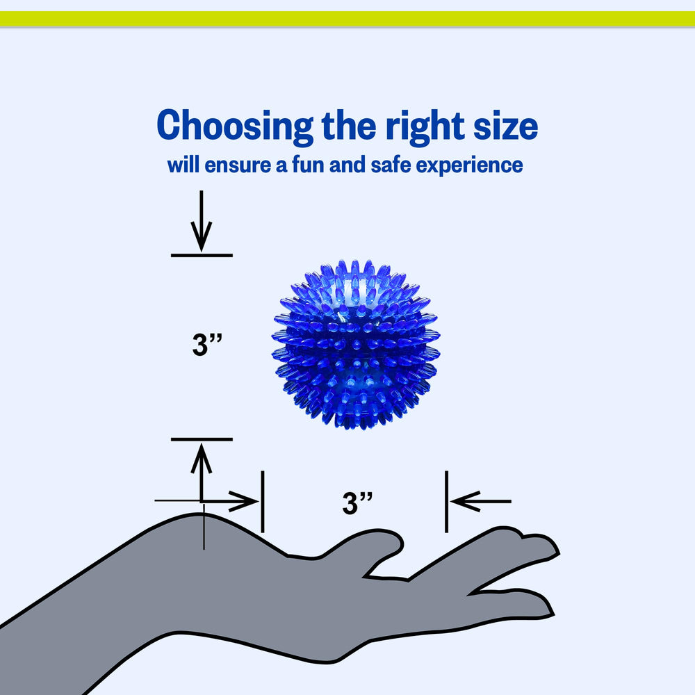 PetSport Gorilla Spiky Ball perfect for indoor or outdoor training and games.