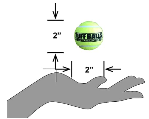 PetSport Jr Tuff Ball pack in hands: convenient multi-pack for quick play