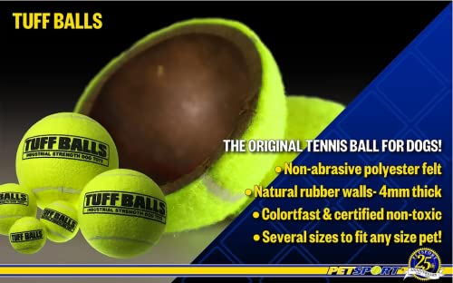 PetSport Jr Tuff Ball small-dog play: ideal for puppies and small breeds
