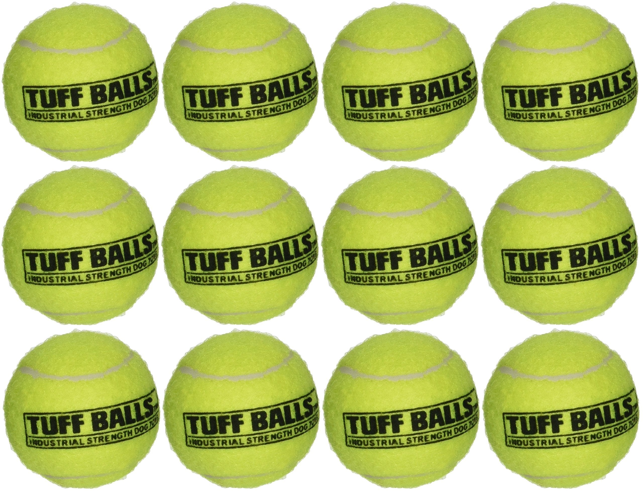 PetSport Jr Tuff Ball small dog toy in action for interactive play and training.