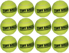 PetSport Jr Tuff Ball small dog toy in action for interactive play and training.