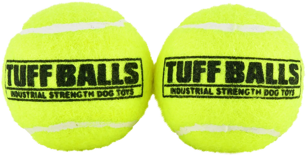 PetSport Mini Tuff Ball pack of 2 for small dogs' play and exercise.