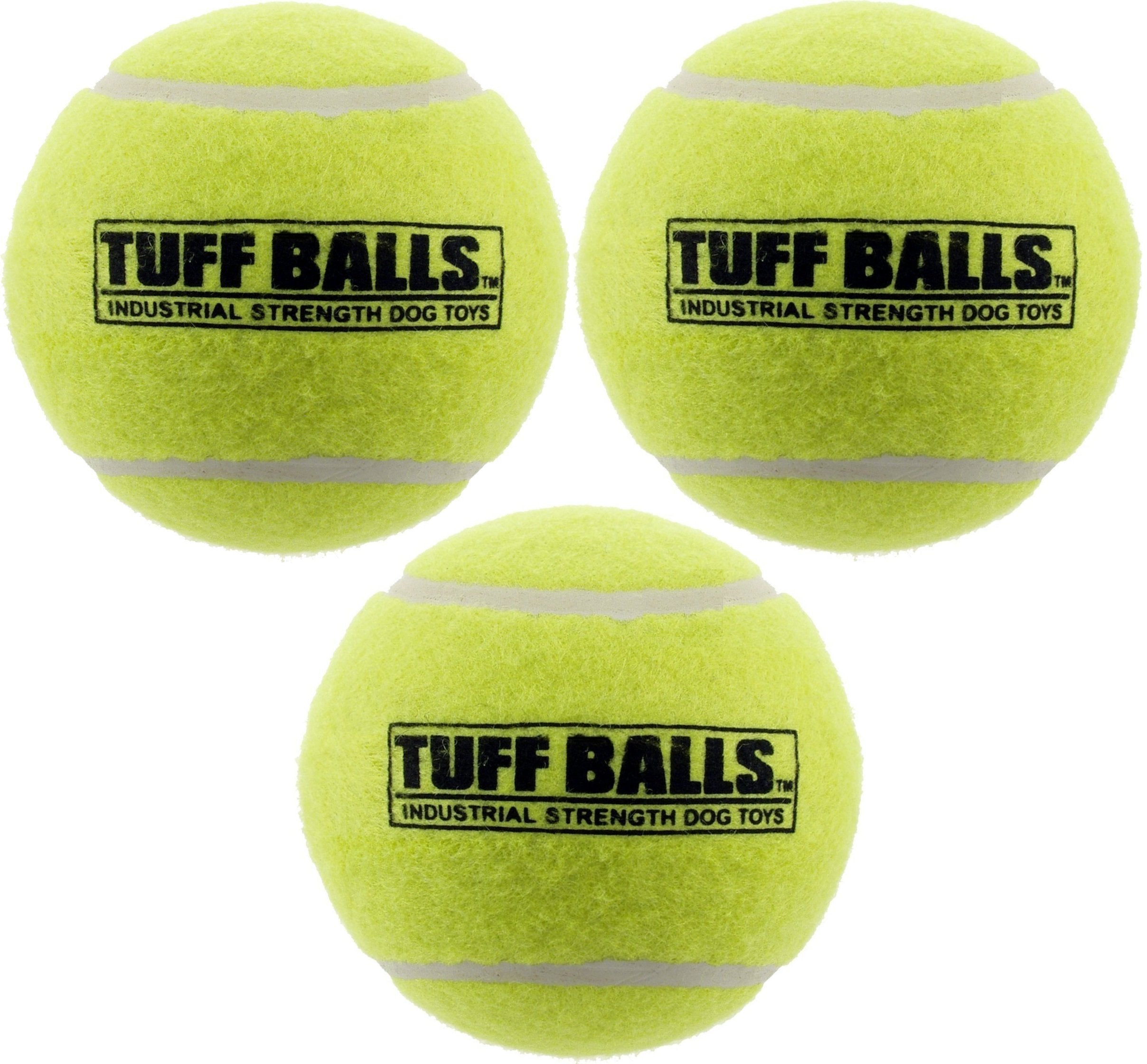 PetSport USA giant Tuff Ball 4in close-up showing durability for fetch