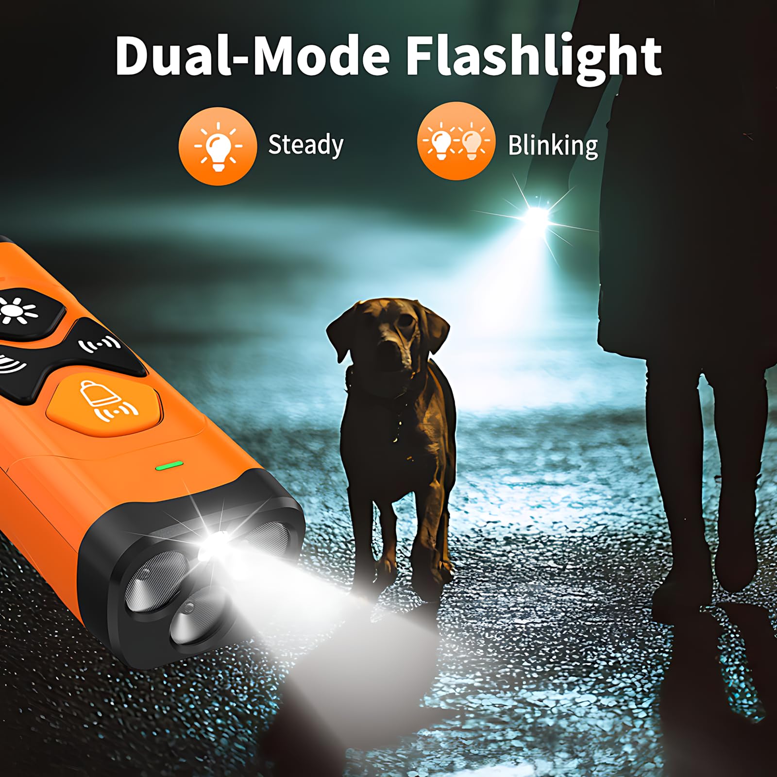 petsprit in-hand use demonstrates on-the-go training during walks.