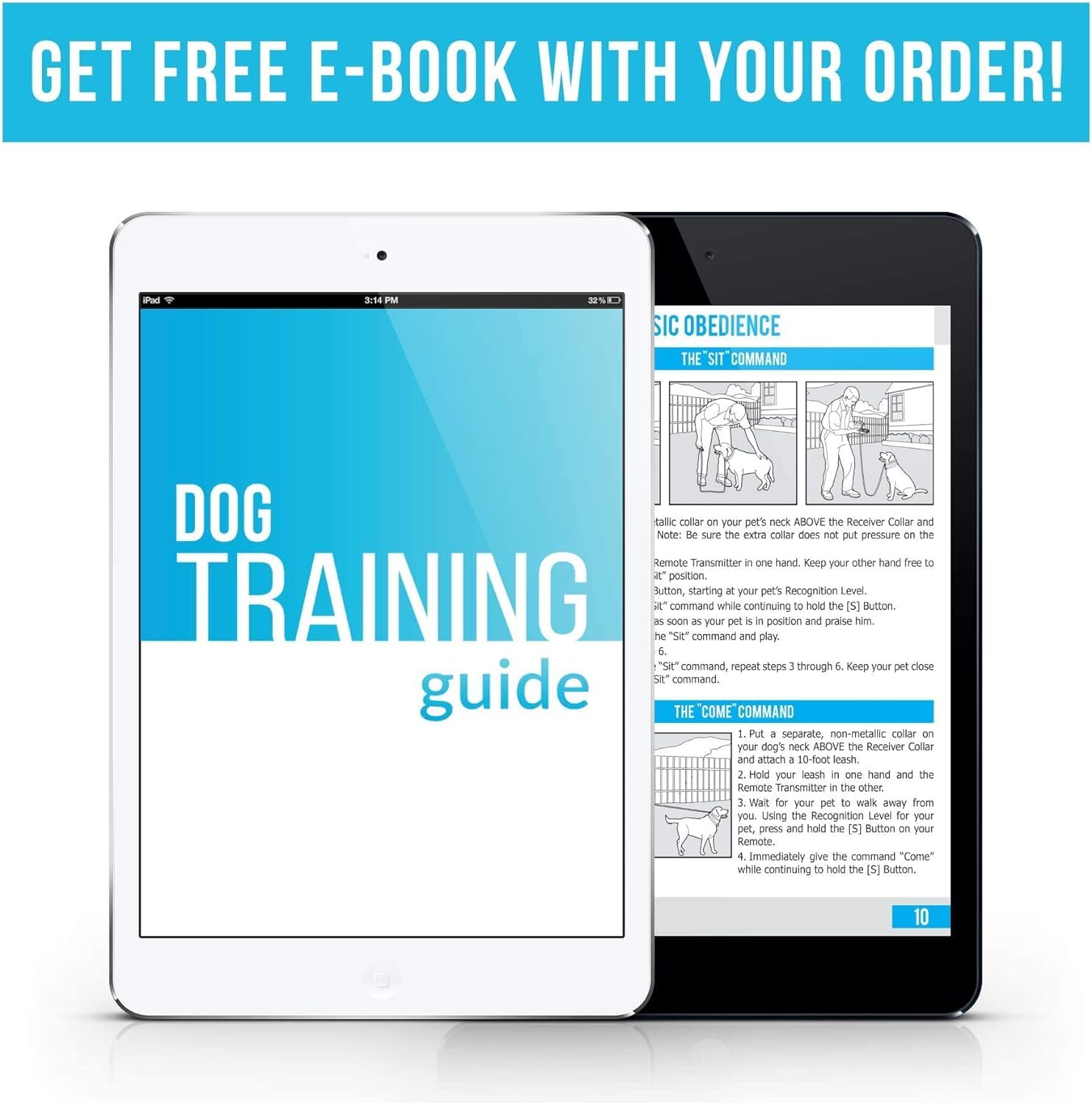 PetSpy beep mode indicates audible cue for recall and training.