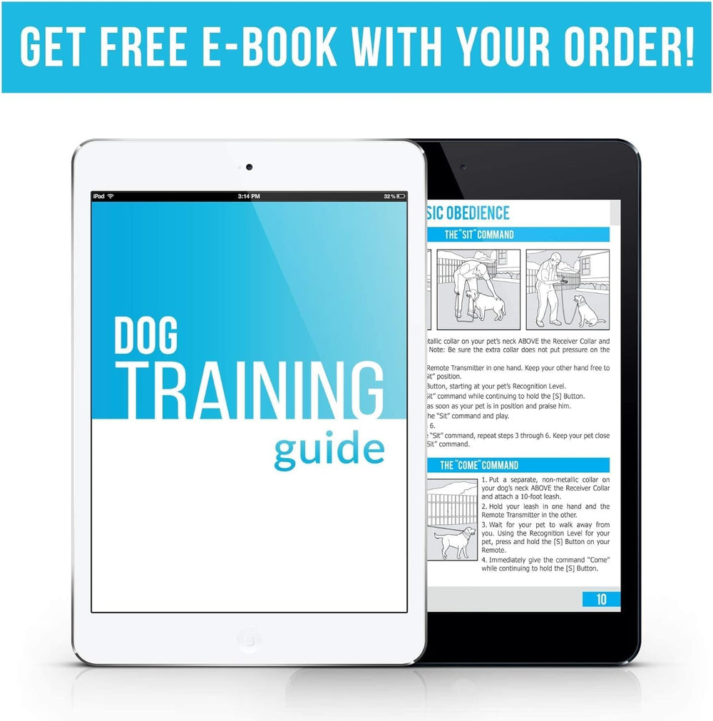 PetSpy beep mode indicates audible cue for recall and training.