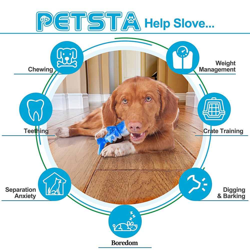 PETSTA gift-ready dog toy for aggressive chewers suitable for festivals