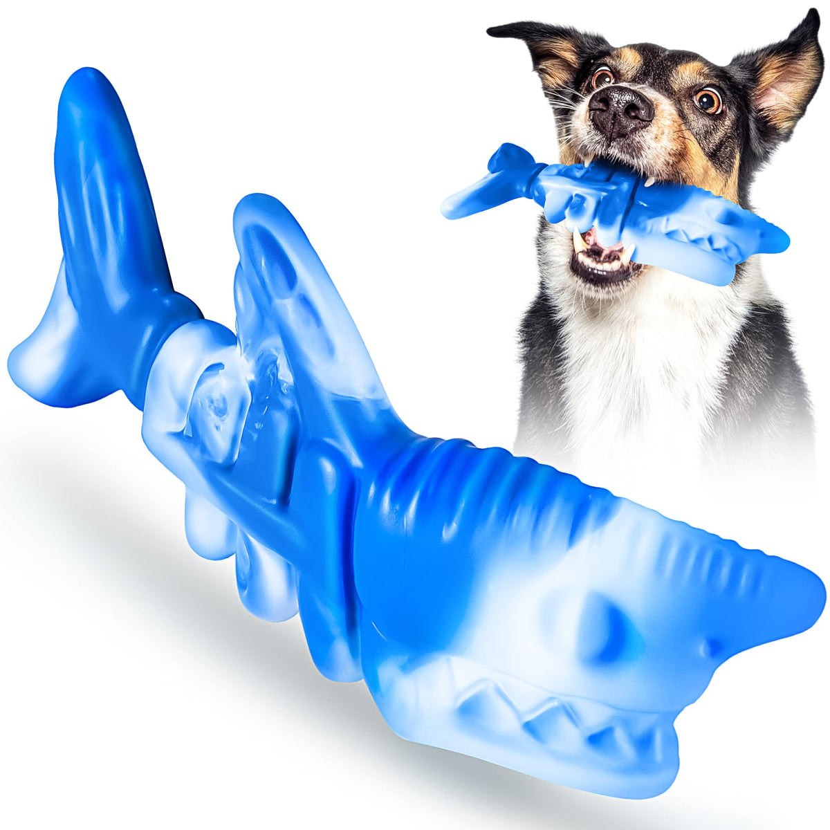 PETSTA indestructible dog toy for aggressive chewers enables safe chewing