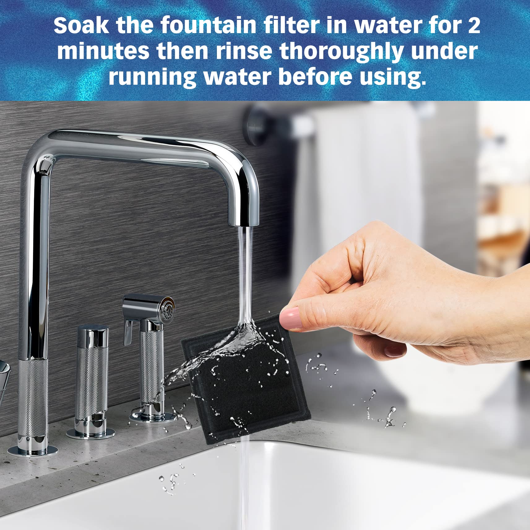 PetStandard filter reduces hair debris and improves water taste.