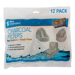 PetStandard Filters charcoal closeup demonstrates odor-reducing filtration for clean-tasting water.