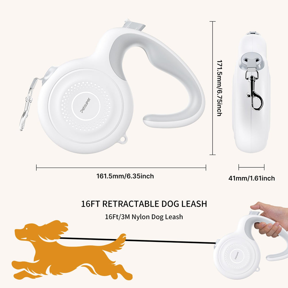 Petsuper lightweight leash at 1.05 lbs facilitates effortless walks