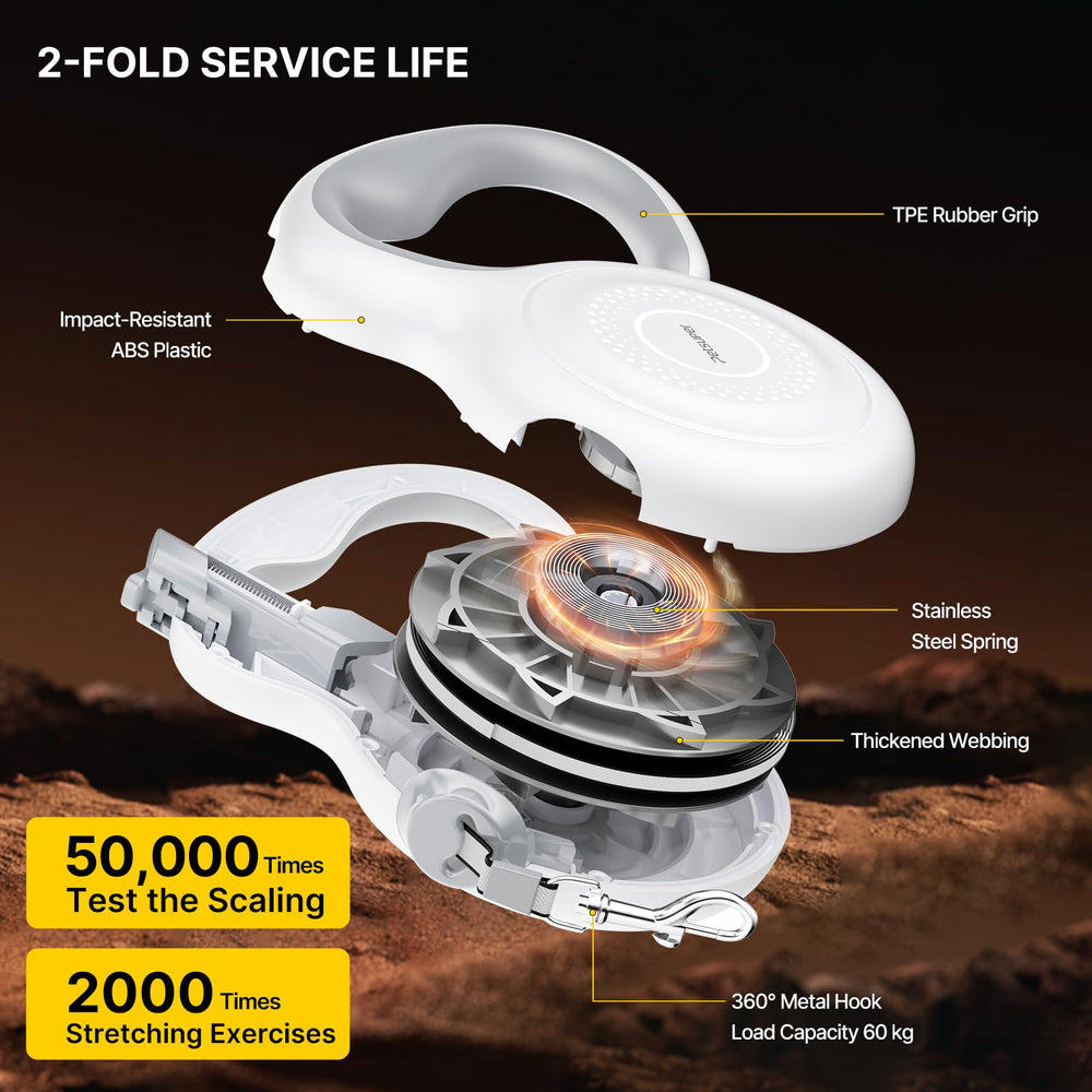 Petsuper shock-absorption system softens sudden tugs for calmer outings