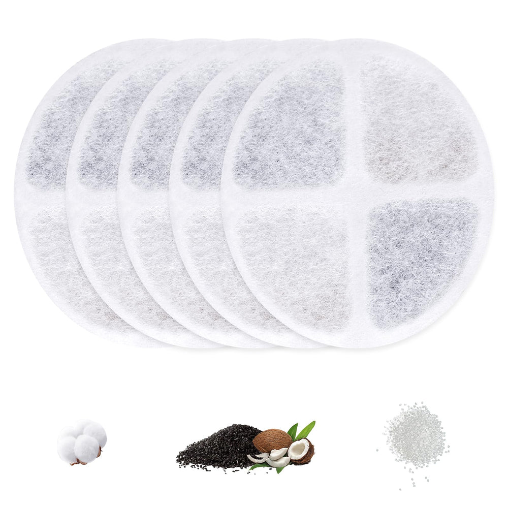 Petsuper triple-layer filtration close-up showing cotton carbon and resin