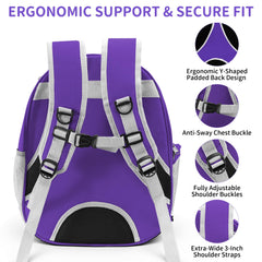 PETSWEET Cat Backpack Carrier safety harness keeps pets secure during travel.